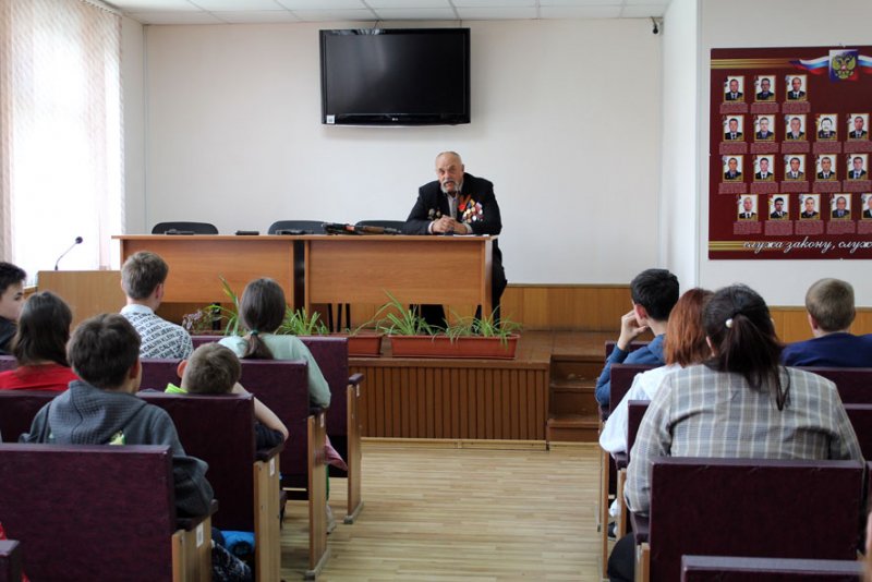 Сотрудники полиции провели «Урок памяти» в Черниговском районе Приморского края